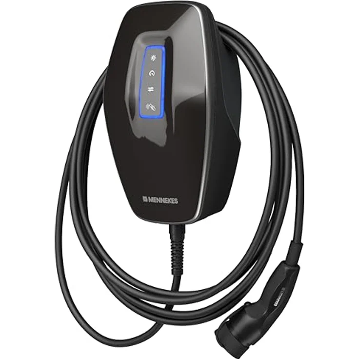 Mennekes Amtron 4You 310, Elektroauto Ladestation (Typ 2, 11 kW) mit RFID-Zugangsschutz und PV-Laden, 7,5 m Ladekabel – Bild 1