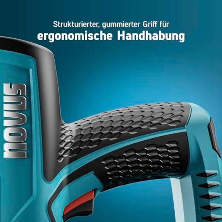 Novus Elektrotacker J-150, Profi Klammer- und Nagelpistole für Typ 37/53 Klammern, 6-14mm, ergonomisch, robust, 3m Kabel – Bild 8