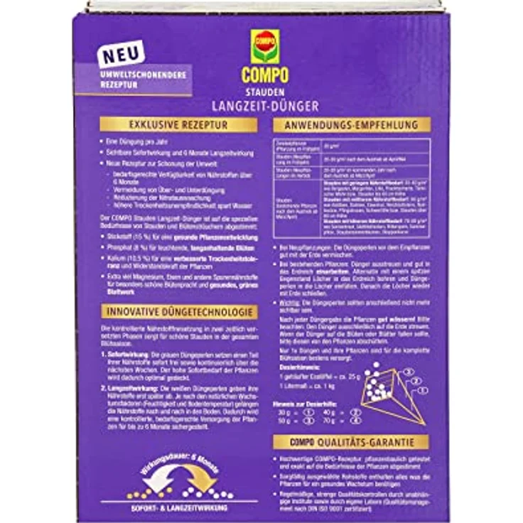 Compo Stauden Langzeit-Dünger neu, 2 kg – Bild 8