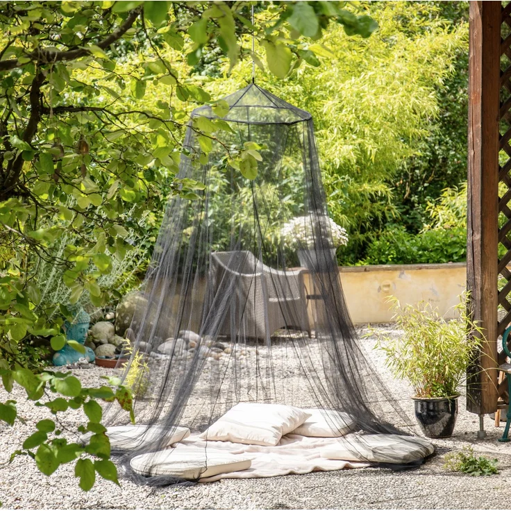 Windhager Moskitonetz, 250x1250 cm, feinmaschig aus 100% Polyester, UV-stabilisiert und waschbar bei 30°, für In- und Outdoor Einsatz