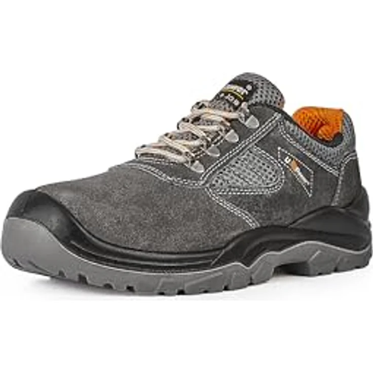 U-POWER Sicherheitshalbschuh TUDOR S1P SRC, Veloursleder, Stahlkappe, rutschhemmende Sohle, Größe 42 – Bild 1