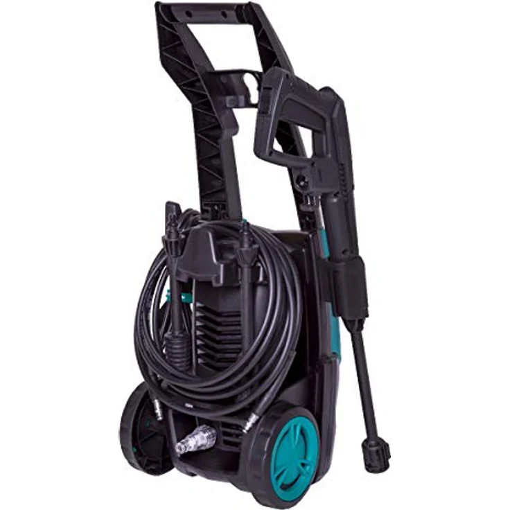 VONROC Hochdruckreiniger 1400 W, 110 bar, 390 l/h, Aluminium Pumpe, 8-teiliges Zubehör-Kit inkl. Turbodüse und verstellbarer Düse – Bild 6