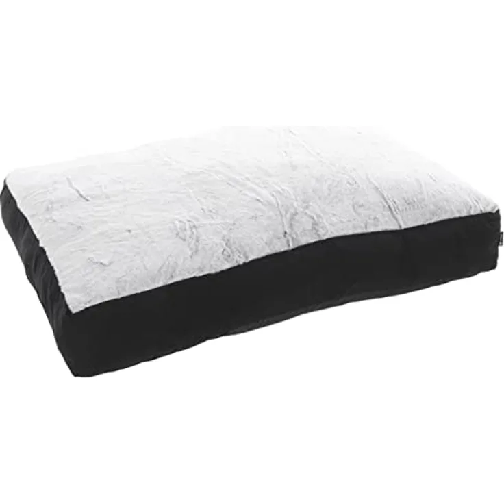 Flamingo Kissen Iduna Rechteck Schwarz 100x70x15cm, Haustierdecke aus Polyester