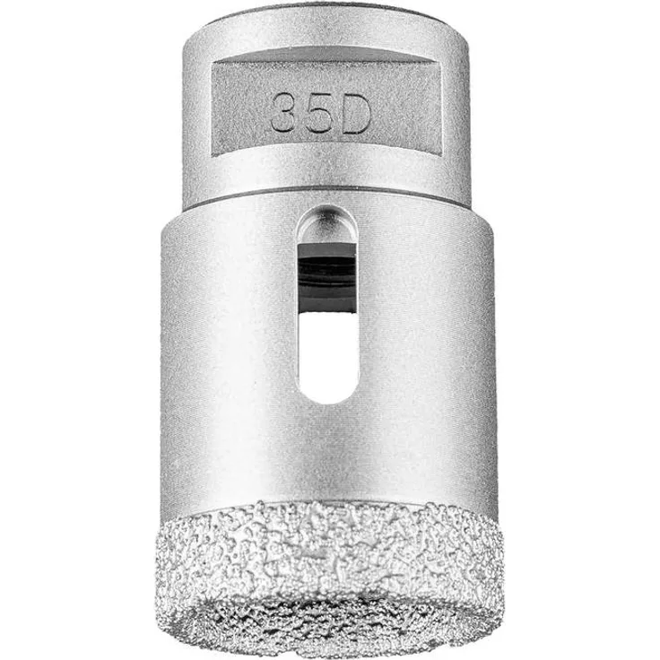 PFERD TOOLS DCD 35XM14 FL 68300128, Diamant-Trockenbohrer 35mm mit M14 Gewinde für Winkelschleifer, hohe Standzeit und Schnittqualität