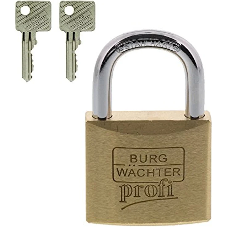 BURG-WÄCHTER Vorhängeschloss, Profi 116 40 SB, Inkl. 2 Schlüssel, Bügelstärke: 6 mm – Bild 5