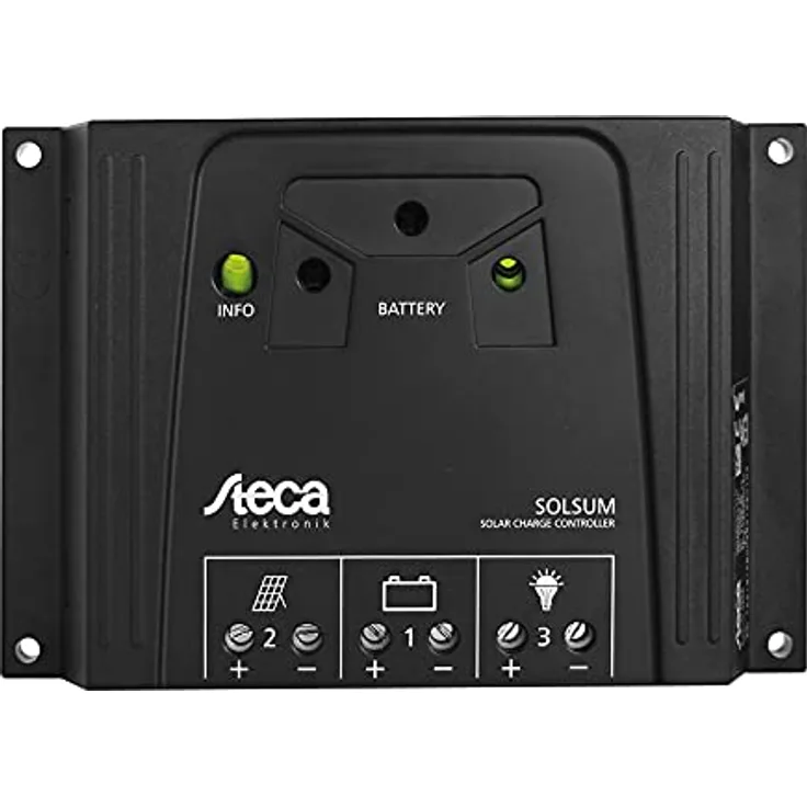 STECa Solsum 0606 Laderegler, Solar-Laderegler mit 6A Ladestrom