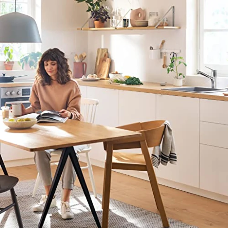 hansgrohe Küchenarmatur Zesis M33 Einhebel-Küchenmischer mit Ausziehbrause, 2jet, verchromt, 150° schwenkbar – Bild 8