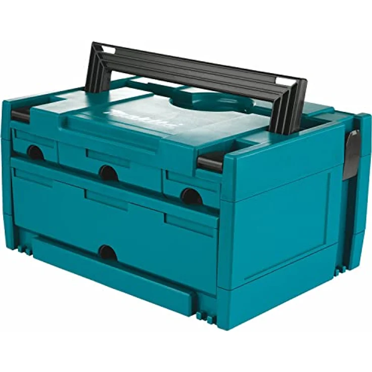 Makita MAKSTOR 3.4 Werkzeug Koffer 4 Schubladen ( P-84311 ) 395 x 295 x 215 mm – Bild 1