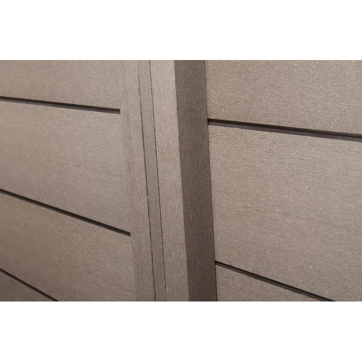 GROEN & JANSSEN GroJa Solid Stecksystem BPC Pfostenabdeckleiste 300 cm - Terra, zur geschlossenen Nutzung von Stecksystem-Pfosten
