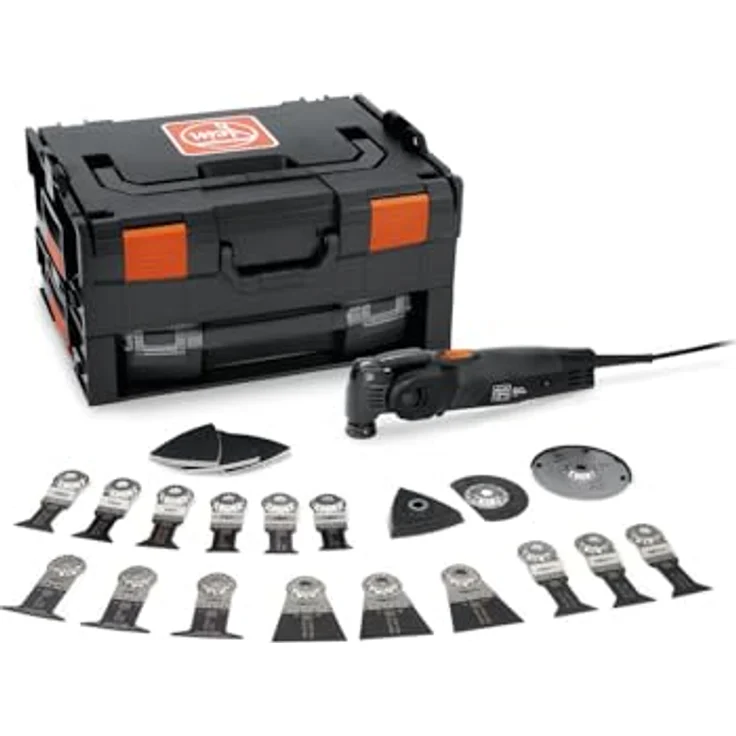 Fein Multimaster MM 700 Max Top, Multifunktionswerkzeug mit 450 W, Anti-Vibrationssystem, StarlockMax Aufnahme, in schwarzer Ausführung mit L-Boxx – Bild 2