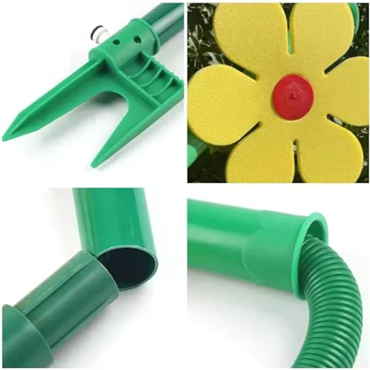 NEUSTANLO Rasensprinkler Tanzende Blume, beweglich mit großer Reichweite von 2 bis 6 Metern, farblich sortiert für Spaß im Garten – Bild 3