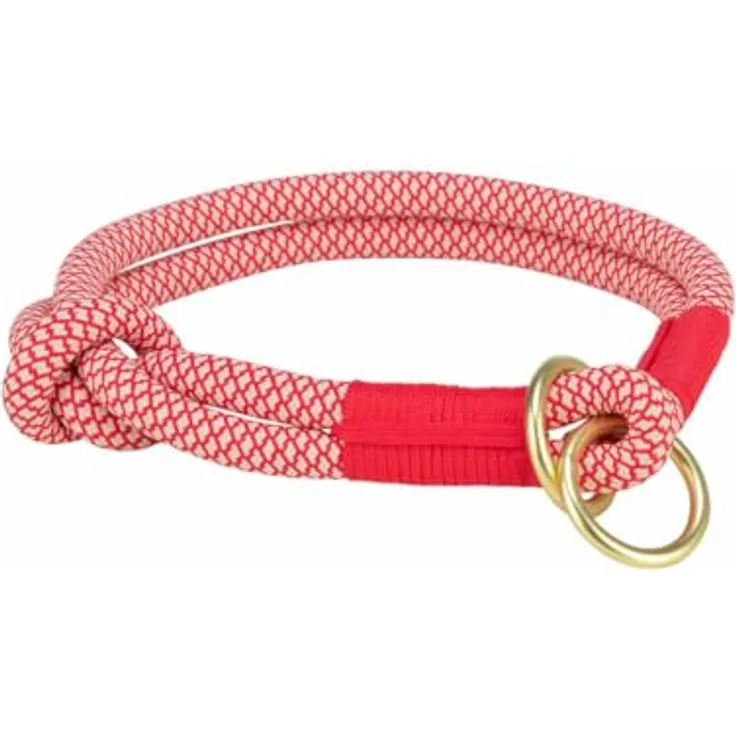 Trixie Hundetrainingshalsband aus weichem Seil, cremefarben, XS/S, 30 cm