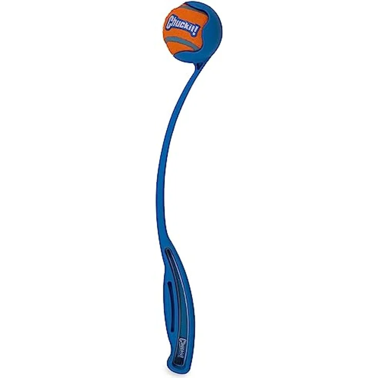 Chuckit, Jette! Fetch Dog Sports Ballwerfer, Hundespielzeug, mit kleinem Tennisball, klein, 36 cm – Bild 2