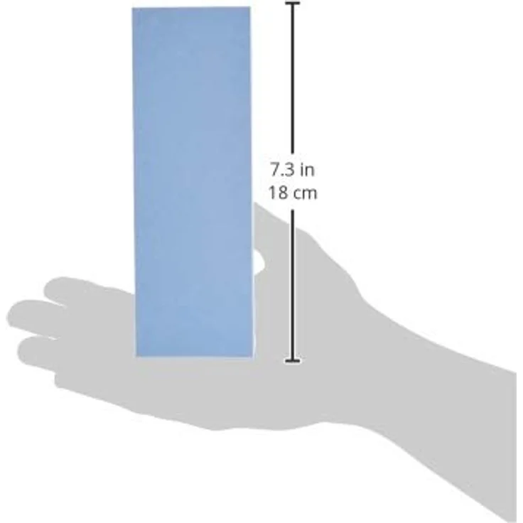 Amazon Basics Messerschärfstein, doppelseitig 1000/6000, rutschfeste Bambusunterseite, Schwarz, Blau und Weiß, 21,34 x 9,14 x 4,57 cm – Bild 5