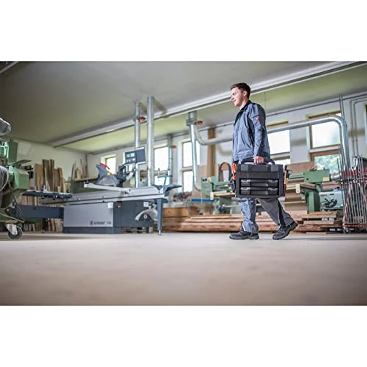 L-Boxx LS-BOXX 306, Werkzeugkoffer mit 13,5 l Volumen, spritzwassergeschützt, ergonomischer Tragegriff – Bild 3