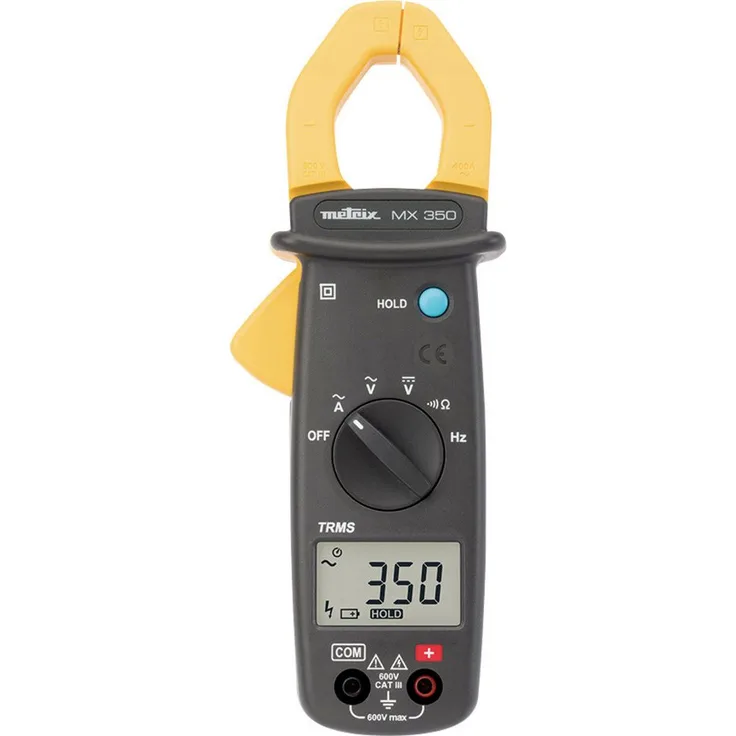 METRIX Spannungsprüfer Metrix MX 350 Stromzange digital CAT III 600 V Anzeige (Counts): 600