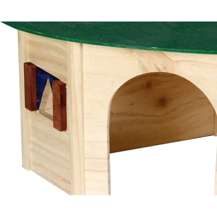 Nagerhaus gross 44 X 31 X 19 cm ,beige/grün – Bild 3