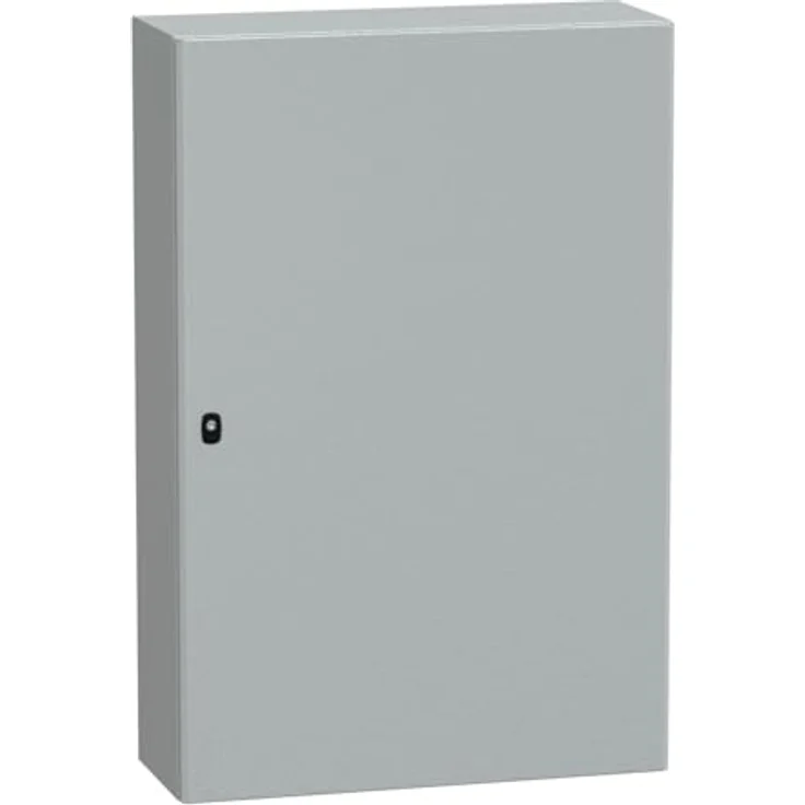 Schneider Electric Spacial 3D Werkstattschrank, 1200x800x300mm, grau, IP66, doppelwandiges Stahlgehäuse, hohe Schlagfestigkeit (IK10) – Bild 1
