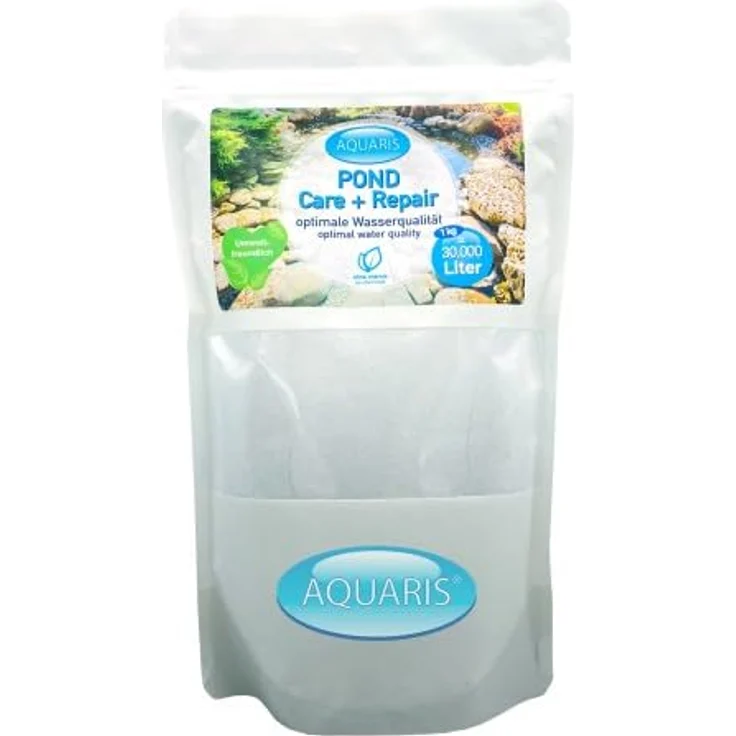 Aquaris POND Care + Repair, Teichpflege-Produkt für Fische, 1 kg, natürliche Wasserreinigung und Algenkontrolle – Bild 1