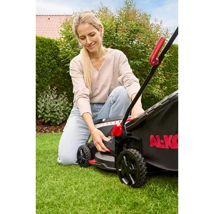 Al-Ko Akku-Rasenmäher 34.6 Li Comfort Set, 34 cm Schnittbreite, 2-in-1 Funktion, 35 l Fangsack, inkl. 2 × 18 V/2,5 Ah Akku und Doppel-Ladegerät – Bild 6