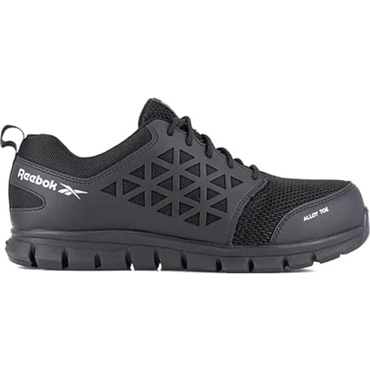 Reebok Excel Light Sicherheitsschuh, 100% metallfrei, atmungsaktiv, feuchtigkeitsregulierend, grau – Bild 2