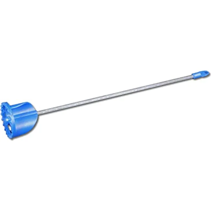 DEWEPRO® Farbrührer mit gezacktem Kunststoffkopf - ø Korb = 80mm - l=500mm - 6-Kant-Aufnahme - Farbrührer, Farbenrührer, Mischer, Rührer, Quirl, Scheibenrührer, Farbmischer, Mischer, Farbmixer