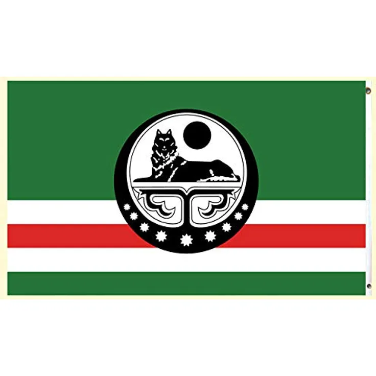 OLYMP Flagge Itschkeria mit Wappen 90 x 150 cm mit Zwei Ösen