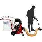 Weibang WBLV506C, Benzin-Laubsauger und Laubbläser mit 6,0 PS, selbstfahrend, 196 cm³ Motor