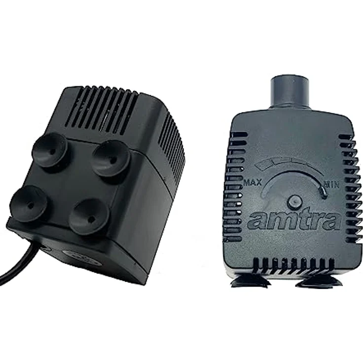 Amtra Stream 230 – Tauchpumpe für Aquarien, leise, einstellbarer Wasserdurchfluss, 230 l/h – 3,0 W – 220 V, kleine Wasserpumpe für Springbrunnen für Katzen, Teiche und Springbrunnen – Bild 3
