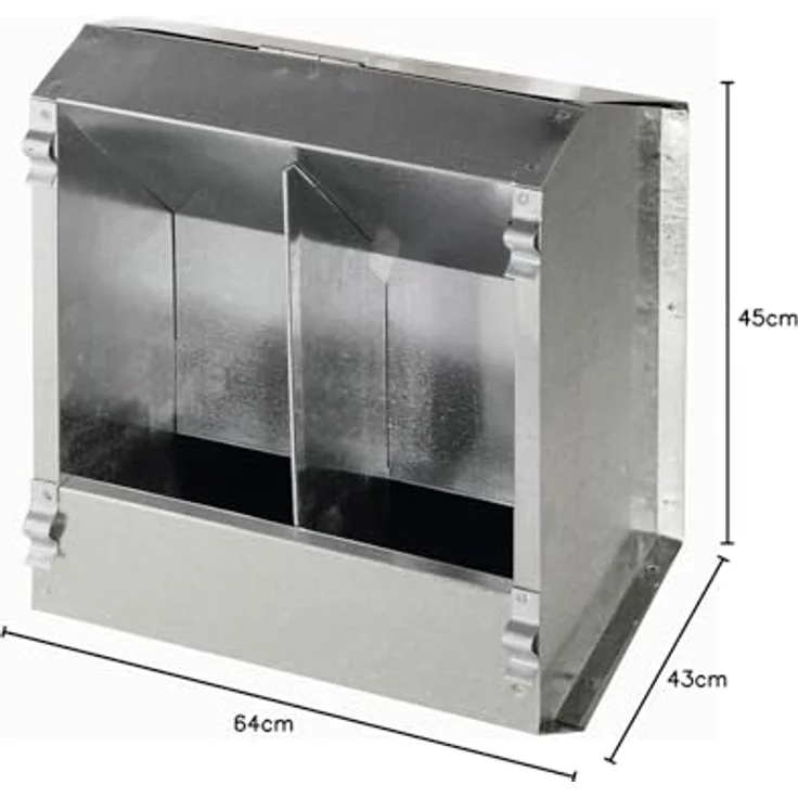 Kerbl Futterautomat 2,2L f.Kaninchen – Bild 3
