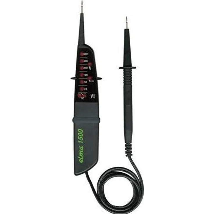 Elma Instruments Elma 15002 Multimeter, Spannungsprüfer für 12-690 V AC/DC, Durchgangsprüfung, Licht und Signal