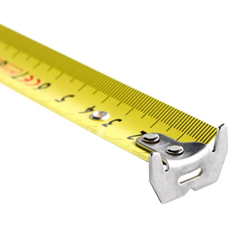 SOLA Bandmaß - PRO-TM - 3m - 19mm - robustes Profi-Rollbandmaß mit Gürtelclip - Stahlband, gelb lackiert mit mm Skala - Genauigkeitsklasse I - Rollmeter mit beweglichem Endhaken - Länge 3m-19mm – Bild 5