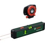Bosch UniversalWallLevel, DIY Linienlaser und Wasserwaage, projiziert horizontale und vertikale Laserlinien bis 5 m, kompakt im Hosentaschenformat