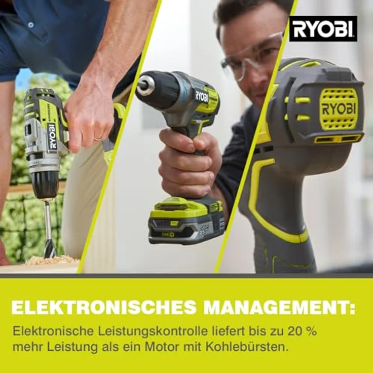 Ryobi R18PDBL-0 Brushless AKKu-Schlagbohrschrauber – Bild 4