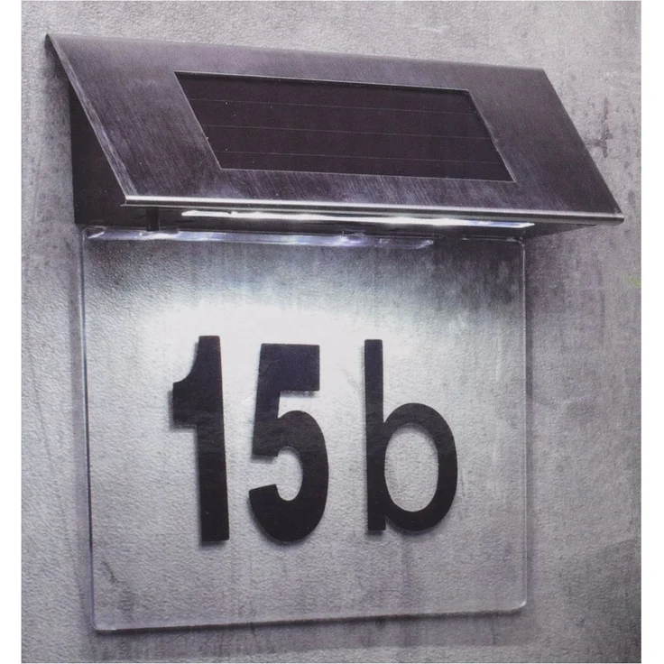 Hausnummerleuchte Solarleuchte Hausnummer Solar LED