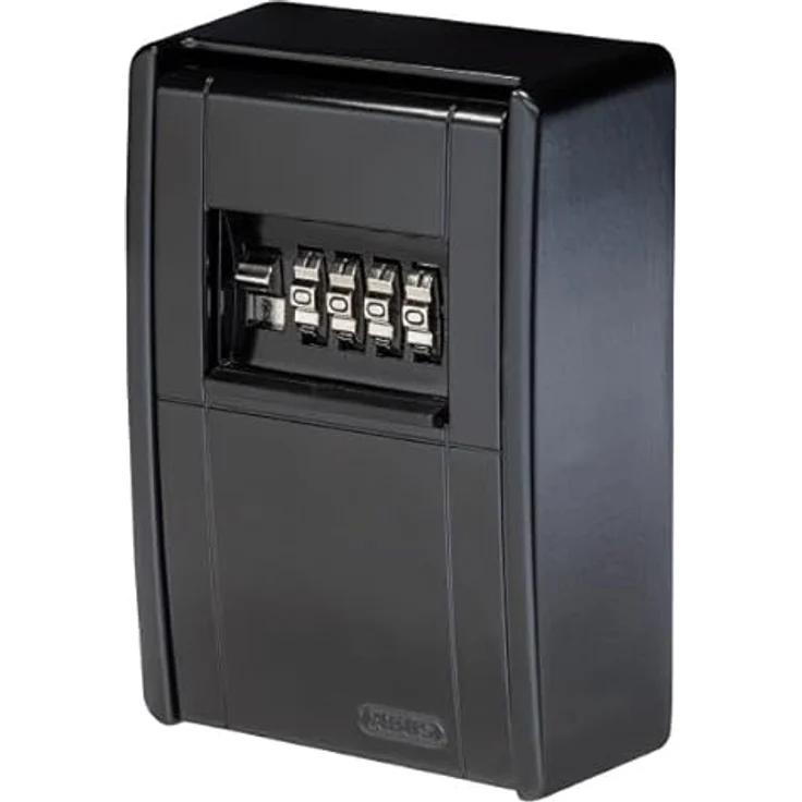 ABUS Key Garage 787, Wandmontage Schlüsselbox mit 4-stelligem Zahlencode, schwarz, für bis zu 20 Schlüssel – Bild 1