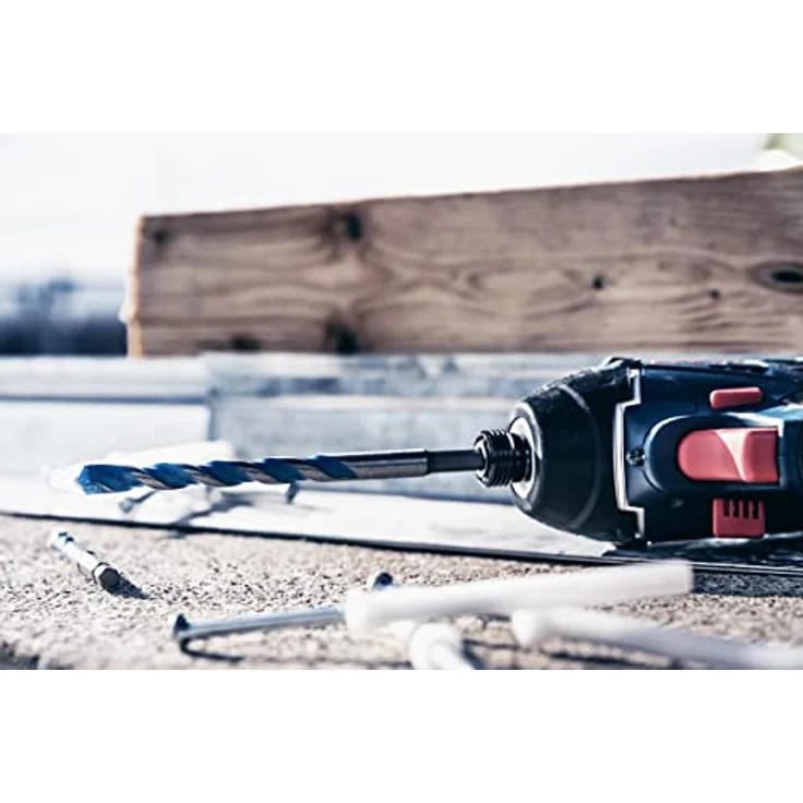 Bosch Multiconstruction Bohrer HEX-9 550100, Betonbohrer 5 mm Durchmesser, 100 mm Länge, grau – Bild 8
