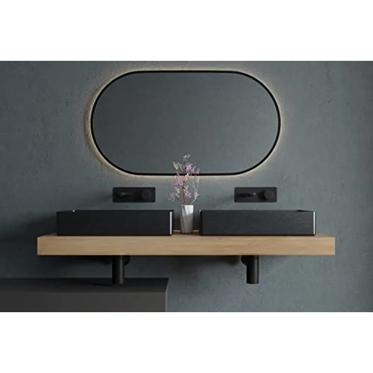 BERNSTEIN® Handwaschbecken Aufsatzwaschbecken NT12 aus hochwertigem Edelstahl, Gäste-Waschbecken in Gunmetal – Bild 2