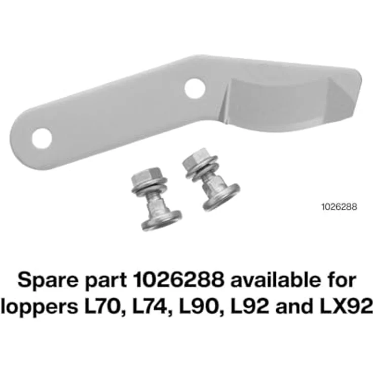 Original Ersatz-Klinge und Schrauben für Fiskars PowerGear Bypass Getriebeastscheren L70, L74, L90, L92, LX92, Grau, 1026288 – Bild 3