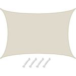 AMANKA 98% UV Schutz: Sonnensegel 5x6m Wasserdicht - Sonnensegel für die Terrasse Segeltuch Sonnenschutz Schattenspender Garten Sonnenschutz Sonnensegel Outdoor Sonnensegel Balkon Segel für Terrasse