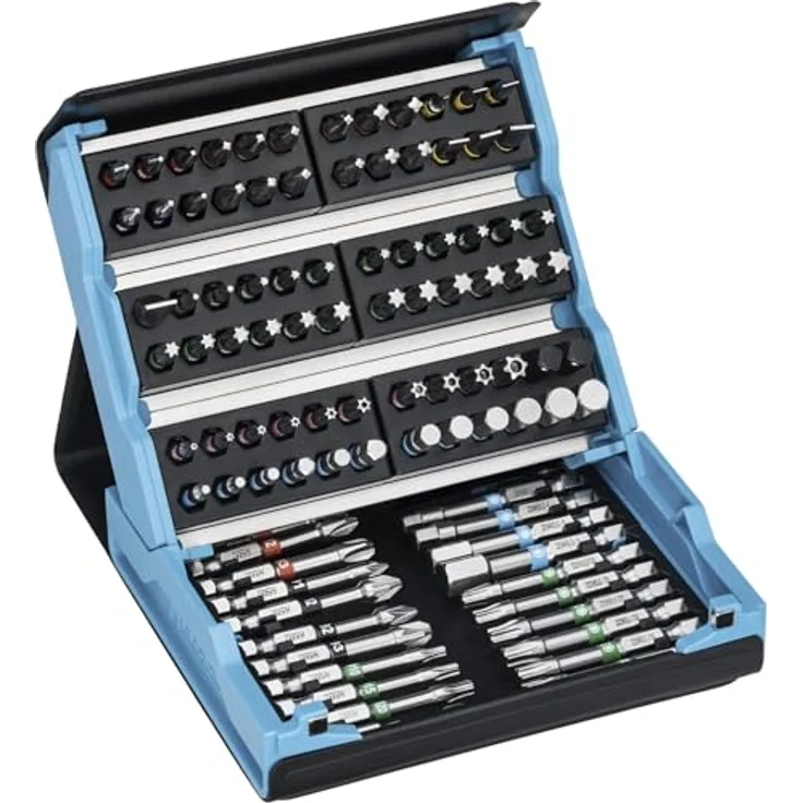 Hazet SmartCase Bit Satz, Sechskant massiv 6,3 (1-4-'-'), Schlitz Profil, Kreuzschlitz Profil PH, Pozidriv Profil PZ, Innen-Sechskant Profil, Innen TORX – Bild 4