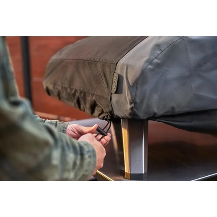 Ooni Koda 2 Max Grillabdeckung, Schwarz, wasserfestes 600D Polyester mit Kordelzug-Verschluss und rückseitiger Aufbewahrungstasche – Bild 5