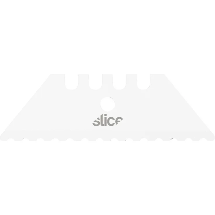 SLICE Cuttermesser Slice 10523, Keramische Ersatzklingen mit Wellenschliff, 2er Set, finger-friendly® Design, unmagnetisch, hitzestabil bis 1600°C