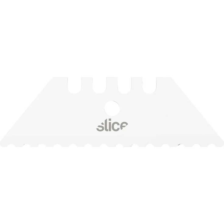 SLICE Cuttermesser Slice 10523, Keramische Ersatzklingen mit Wellenschliff, 2er Set, finger-friendly® Design, unmagnetisch, hitzestabil bis 1600°C