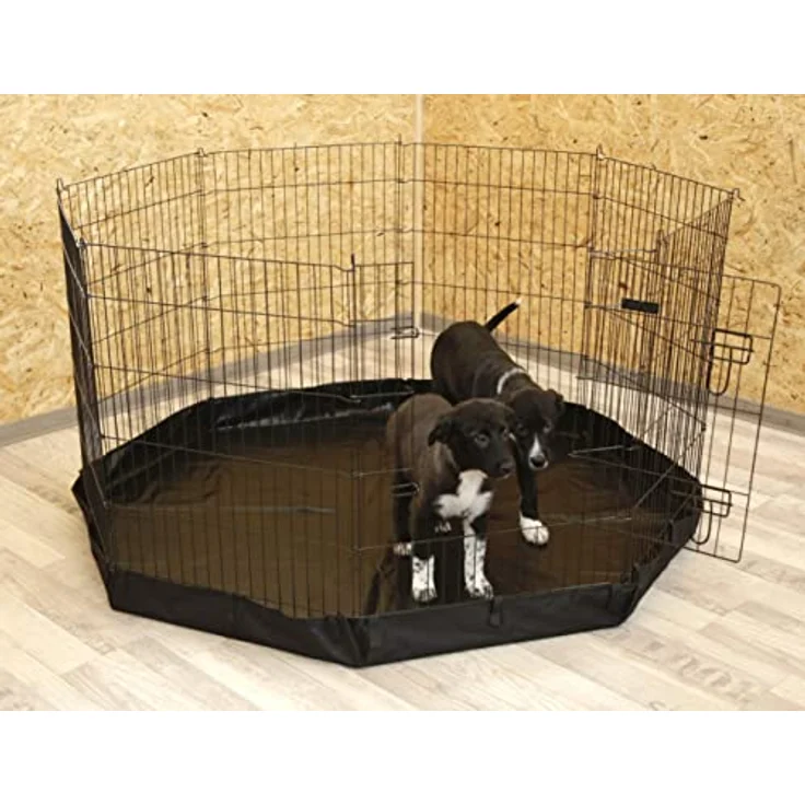 Kerbl Welpen- und Kleintiergehege 78*57cm, 8 Gitter,mit Türe – Bild 5