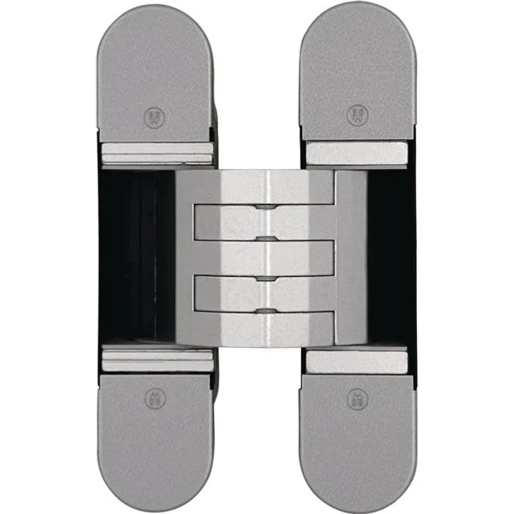 BSW Hide 3D130-80, verdecktes Türband aus Aluminium, Bandhöhe 130 mm, 3D-verstellbar, wartungsfrei