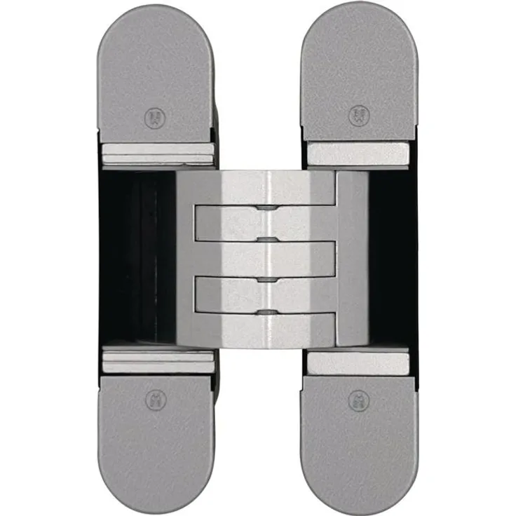 BSW Hide 3D130-80, verdecktes Türband aus Aluminium, Bandhöhe 130 mm, 3D-verstellbar, wartungsfrei