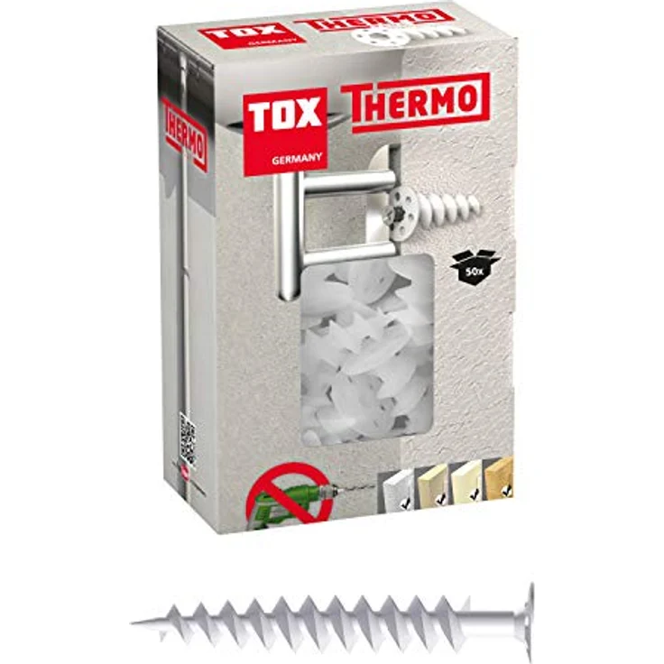 TOX Dämmstoffdübel Thermo 50 mm, 50 Stück, 072100221 – Bild 2