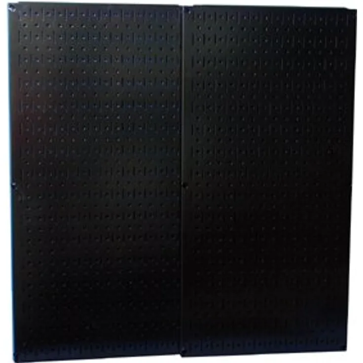 Wall Control 30-P-3232B Stecktafel, Metall, Schwarz, 81,3 cm hoch x 40,6 cm breit, 2 Stück