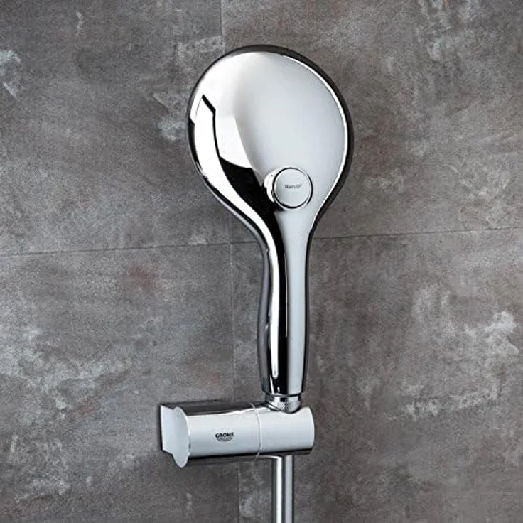 Grohe Brausehalter Rainshower, Handbrausehalter verstellbar - Chrom – Bild 3
